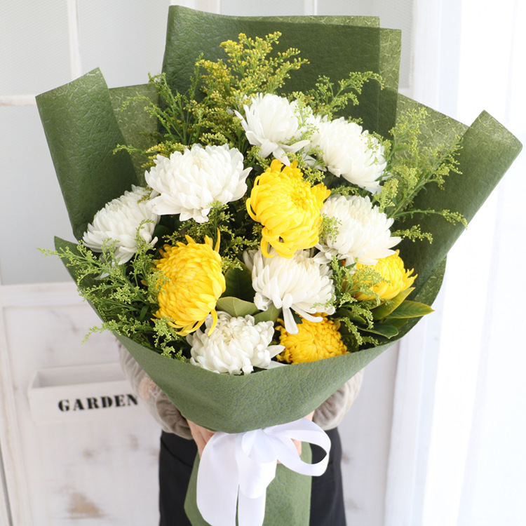 清明节北京天津黄菊白菊花束杭州上坟扫墓鲜花葬礼悼念雏菊告别花