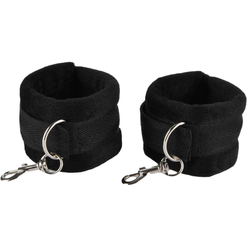 一字多圈睡床绑带成人情趣用品捆绑毛绒手铐sm夫妻调教束缚分腿带