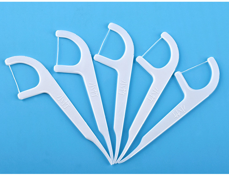 一次性单个装牙线棒 酒店饭店餐饮牙签棒 家用便携牙齿清洁剔牙器