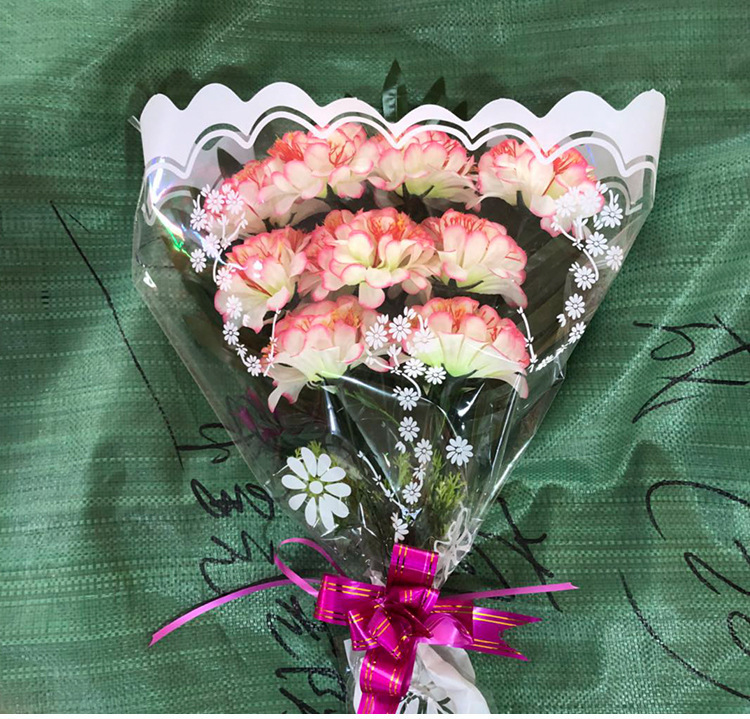 供应布艺花清明花 仿真花圈仿真娟花片 塑料布花殡葬用品定制批发