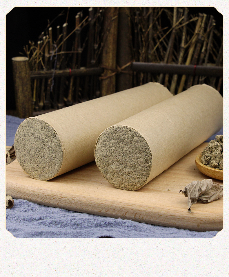 定制艾叶纸艾条艾柱艾绒纸桑皮纸艾草艾叶蕲艾灸贴牌艾条批发