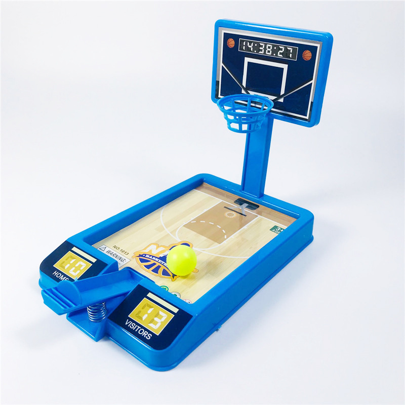 儿童桌面投篮机弹跳球掌上篮球玩具室内休闲亲子游戏机手指弹射器