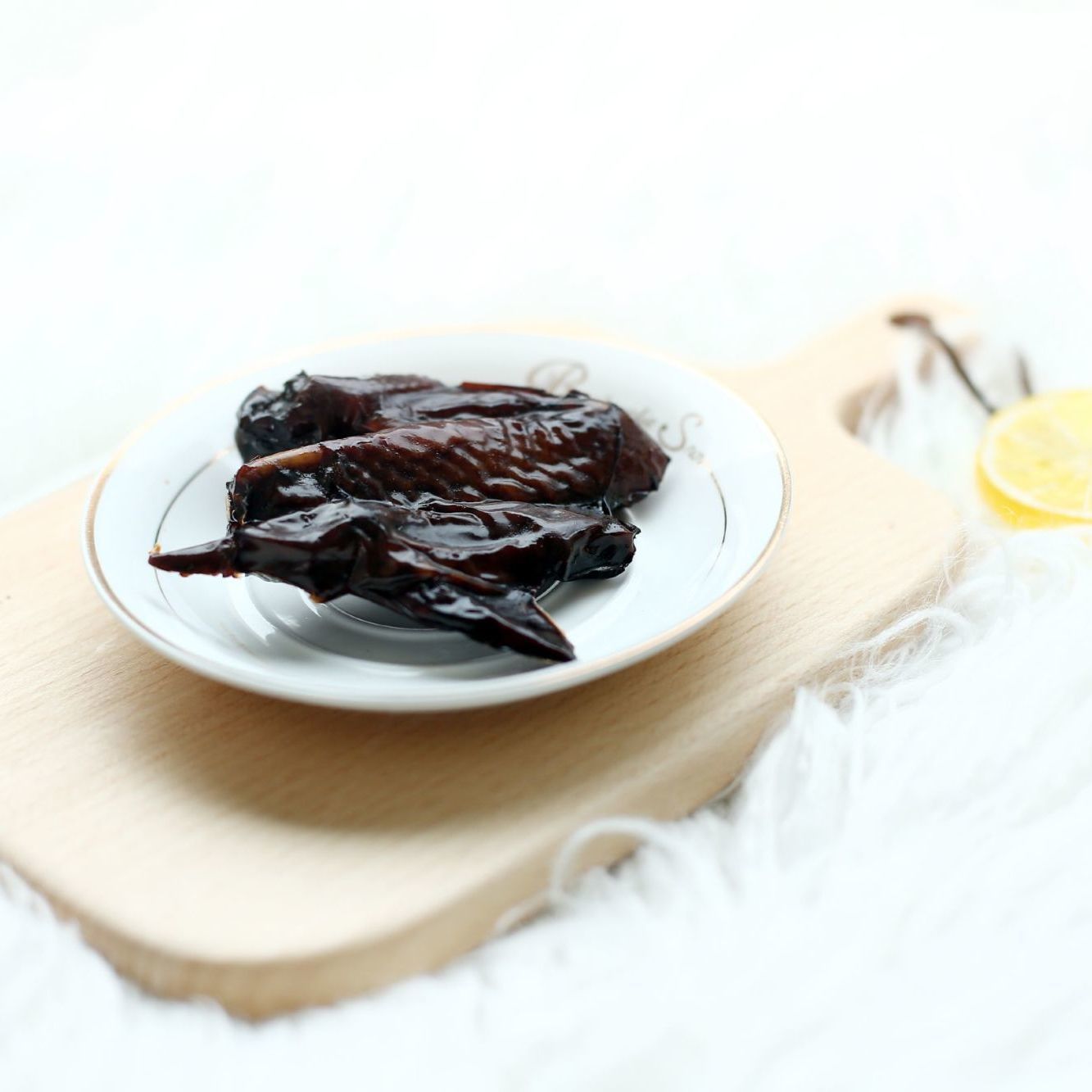 温州特产初名黑鸡翅烟熏怀旧祥利黑翅卤鸡翅48克儿时味道一份10个