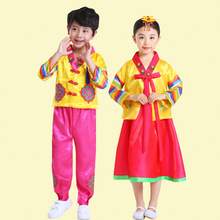 儿童韩服六一儿童朝鲜族演出服装幼儿男童女童大长今舞台表演服装