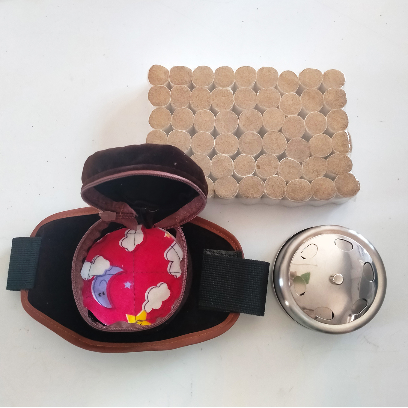 艾灸无烟布套艾灸布袋艾灸盒随身灸无烟包熏蒸热敷包温灸盒套灸具