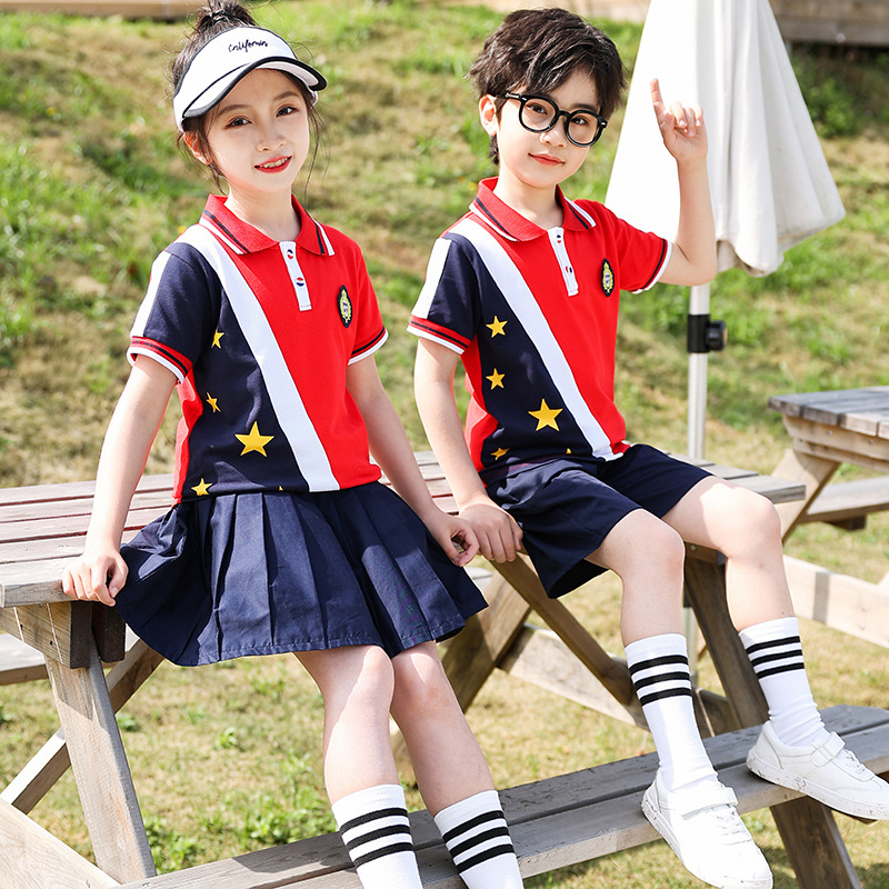 小学生校服套装儿童学院风班服英伦风男女童夏装幼儿园园服毕业照