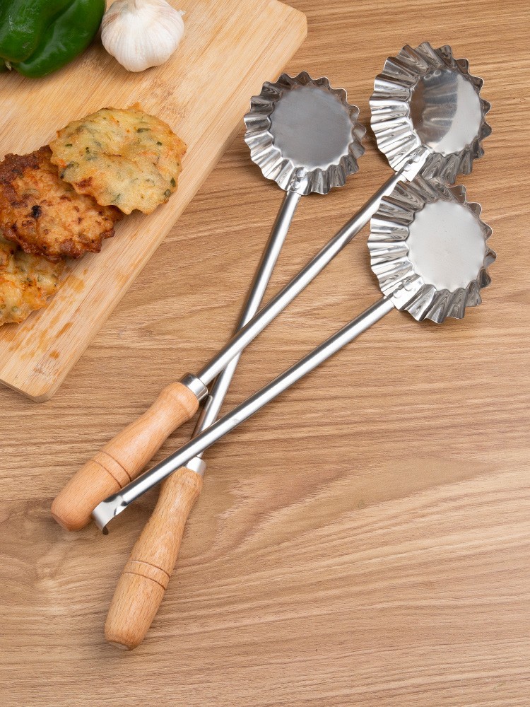 老式油墩子小吃不粘虾饼模具油炸饼工具油端子炸萝卜丝饼墩