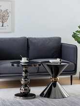 设计师TJFGJ30角几不锈钢边几创意客厅沙发可移动小茶几轻奢床头
