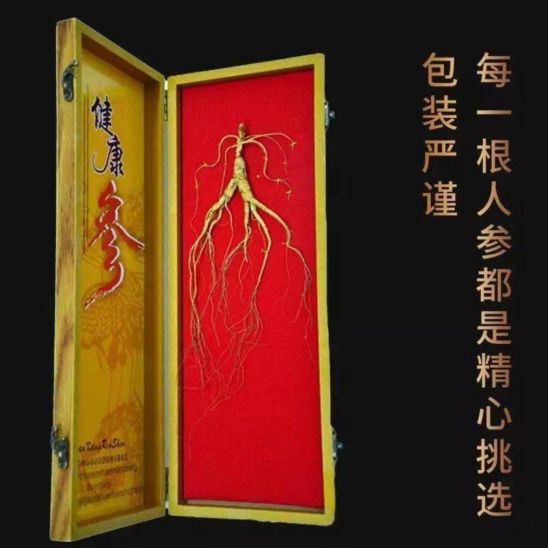 东北特产 长白山 人参 山参 林下参带礼盒 泡酒送礼-阿里巴巴