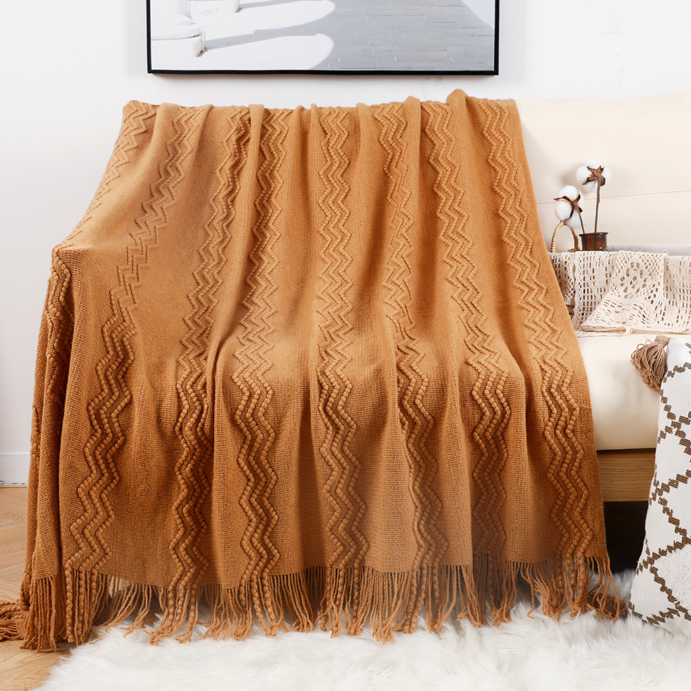 Nordic Style Tassel Blanket Bay Window Blanket Knitted Blanket Bed Blanket Bed Set Sofa Cover Ins Towel Bed Blanket Cover Blanket