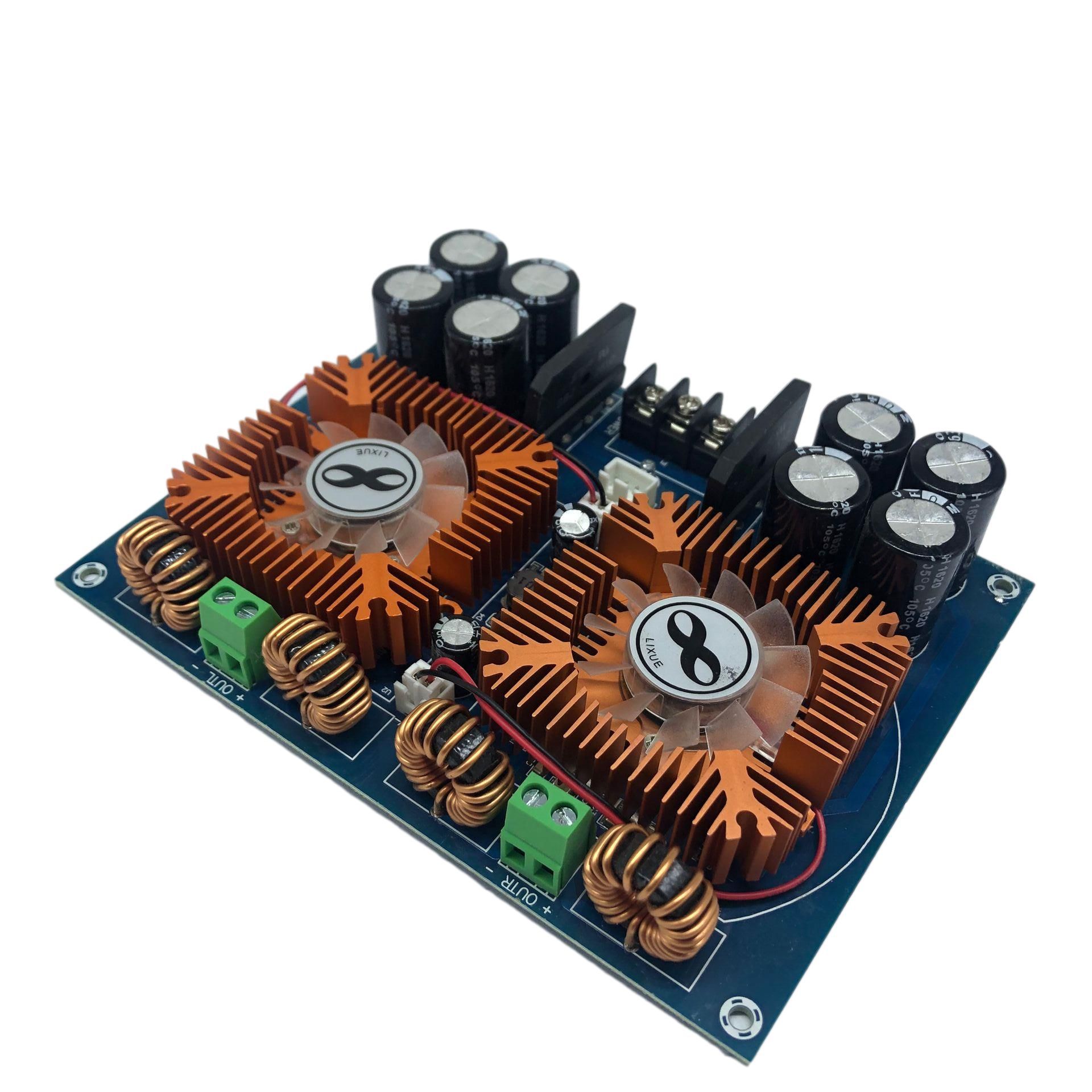 xh-a601 大功率数字型功放板tda8954th舞台功放内置主板420w*2