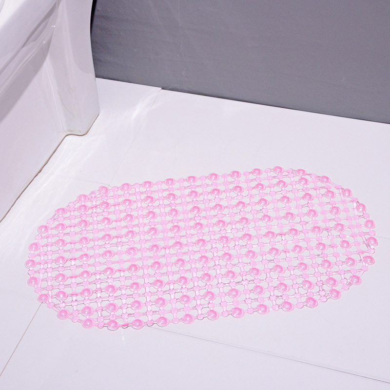 Bathroom Non-Slip Mat Carpet Bath Shower Room Floor Mat Bathroom Bathroom Waterproof Plastic Floor Mat with Suction Cup