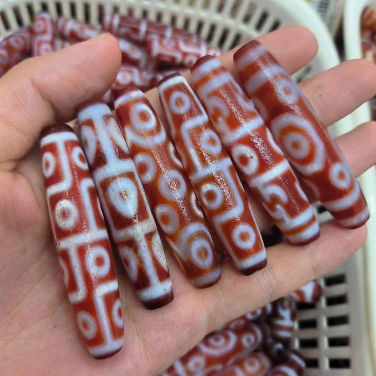 佛心九眼十一眼十二眼十五眼三眼法器玛瑙天珠多眼少有图案aqx10