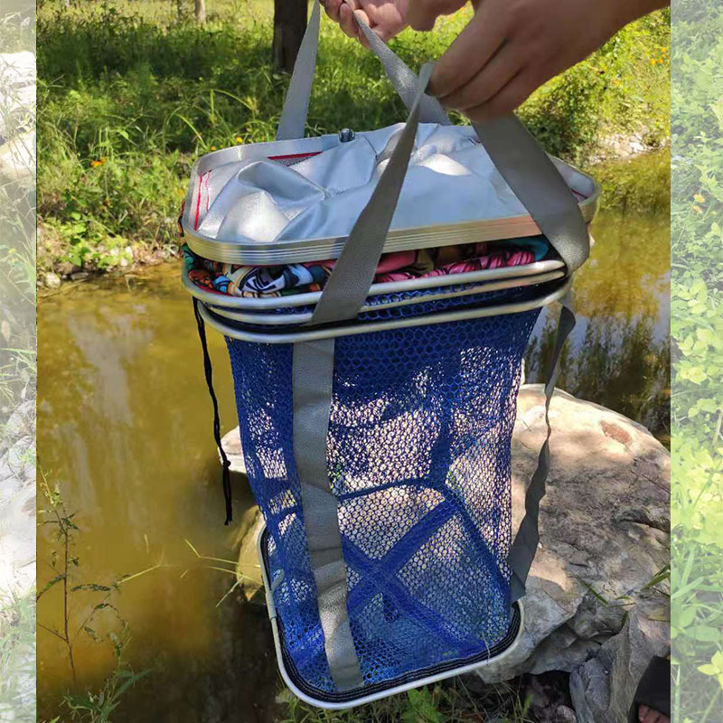 野钓方口圆口鱼护挂胶护密眼防挂速干鲫鱼鲤鱼护装鱼袋钓鱼网兜