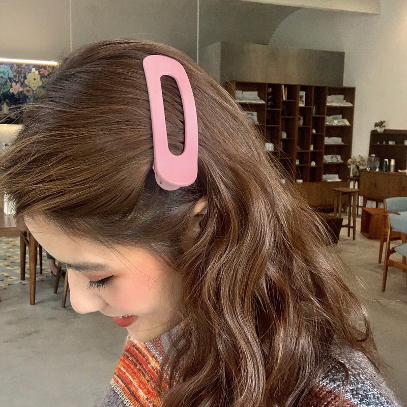 发夹大号一字夹边夹后脑勺头发大夹子顶夹刘海卡子网红发卡头饰女