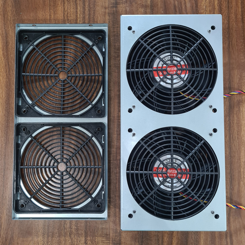 12cm风扇通用散热版适用空调 冰柜 电脑机柜显卡架水冷排散热风扇
