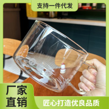 5NQJ批发透明煮茶热红酒锅明火耐高温泡面小锅高硼硅炖汤煲煮玻璃