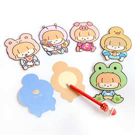 小熊生日贺卡蛋糕装饰插卡儿童卡通网红烘焙节日甜品台名信片套装