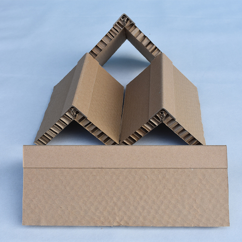 蜂窝纸护边 防撞纸护包角 纸物流快递固定卡打包纸箱用角现货批发