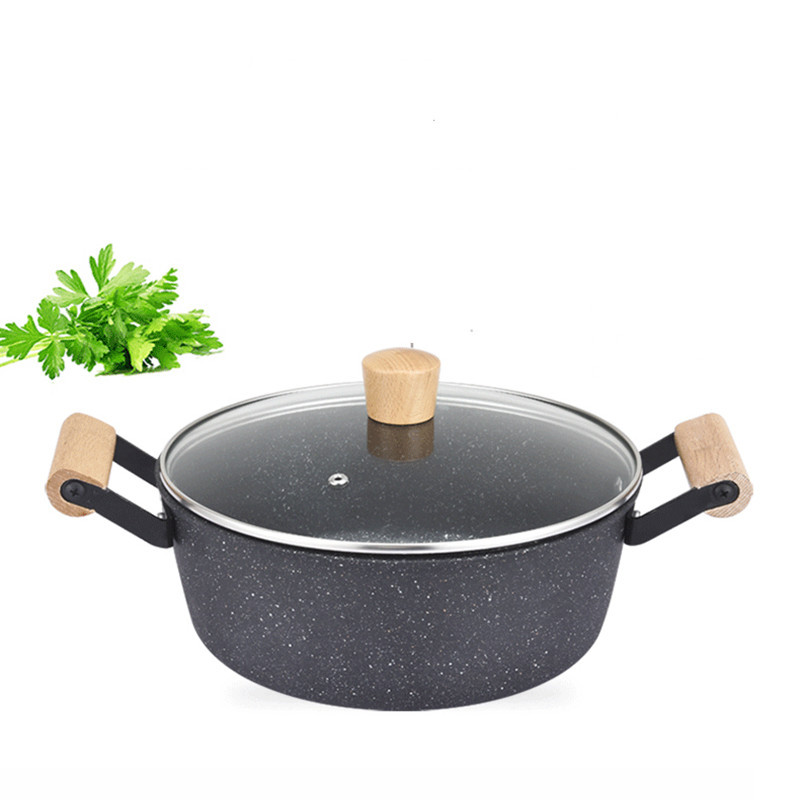 日式铝制雪平锅铝锅汤锅不粘锅汤粉锅拉面锅泡面锅麻辣烫锅速卖通