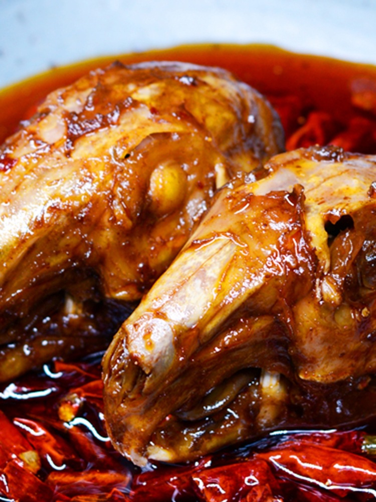 火号火焰兔麻辣兔头四川特产!真空香辣冷吃成都双流兔头老妈兔头