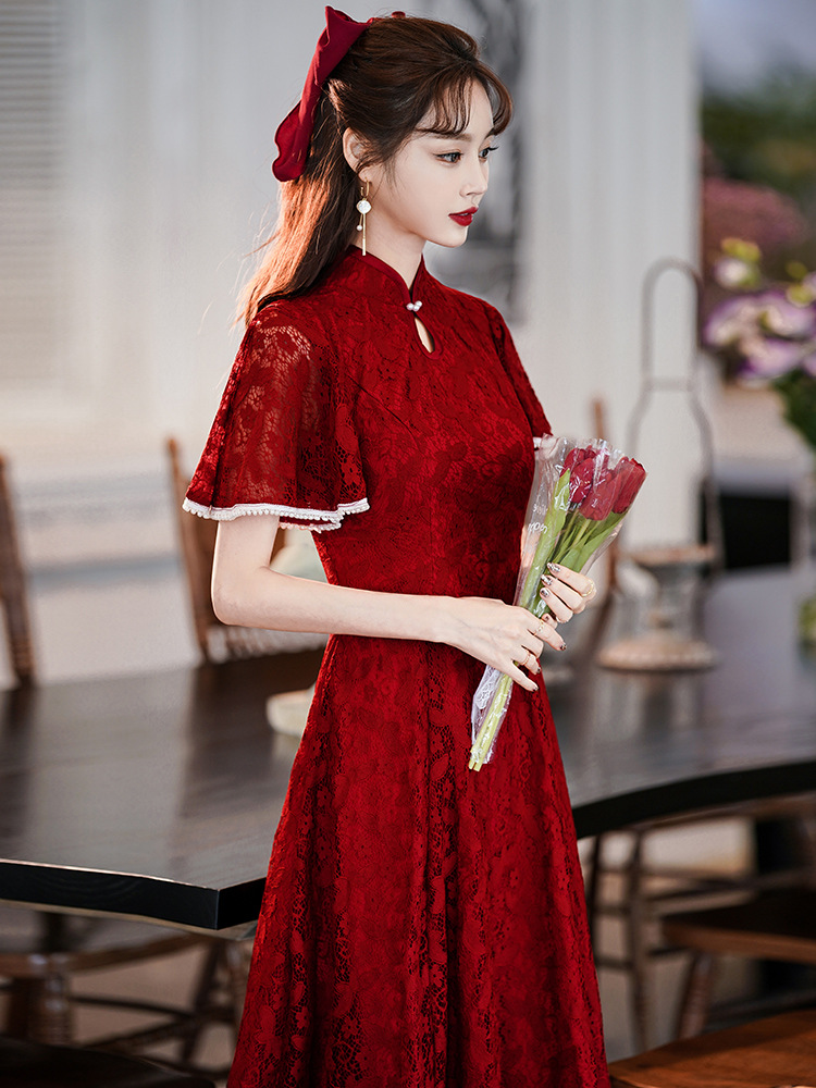 新娘订婚礼服冬