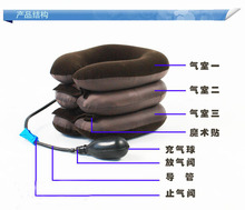 厂家加厚PVC内胆单管管充气家用颈椎牵引仪器便携式颈部拉伸牵引