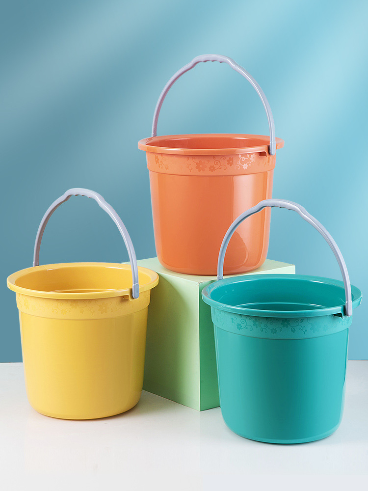 q水桶空桶学生宿舍用塑料桶带提手家用加厚大号储水桶洗衣洗拖把
