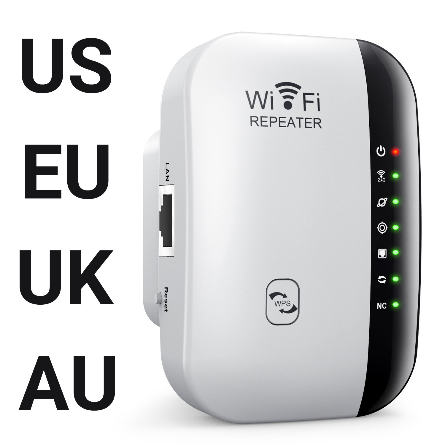 新款wifi中继器无线信号放大器扩展网络增强器英规澳规家用路由器