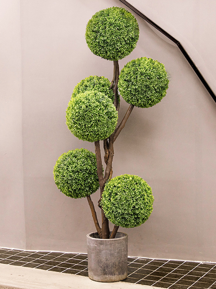 球形植物仿真绿植室内大型创意假花仿真花客厅米兰仔盆景摆件装饰