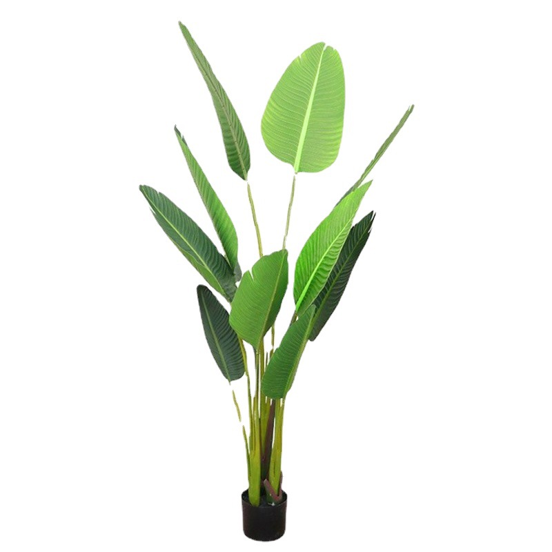 Nordic Internet Celebrity Simulation Green Plant Living Room Decoration Common Nandina Large Fake Green Plant Window Landscaping Simulation Plant