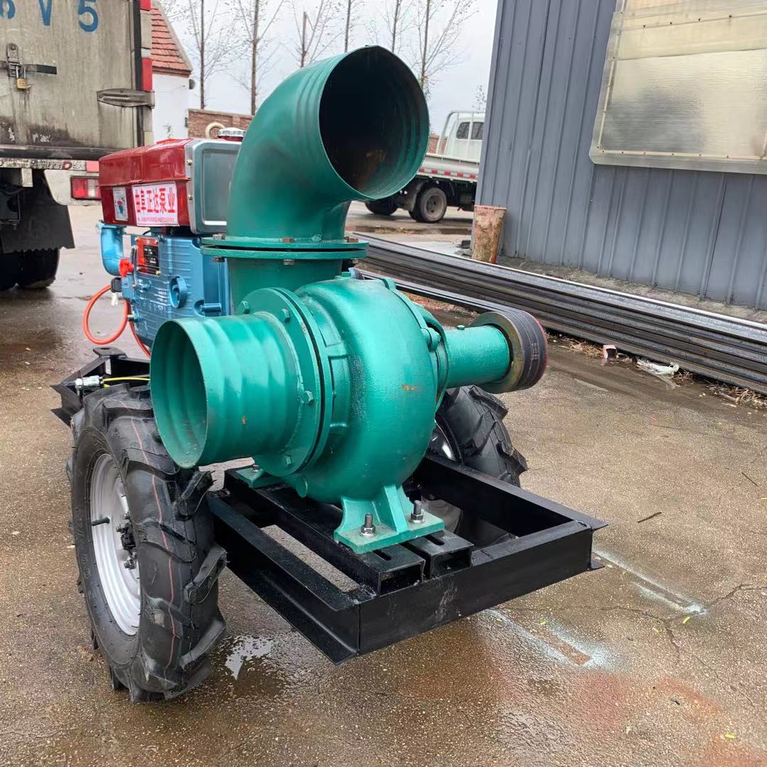 超大流量8寸柴油污水泵移动卧式应急抽水泵机型别致离心泵