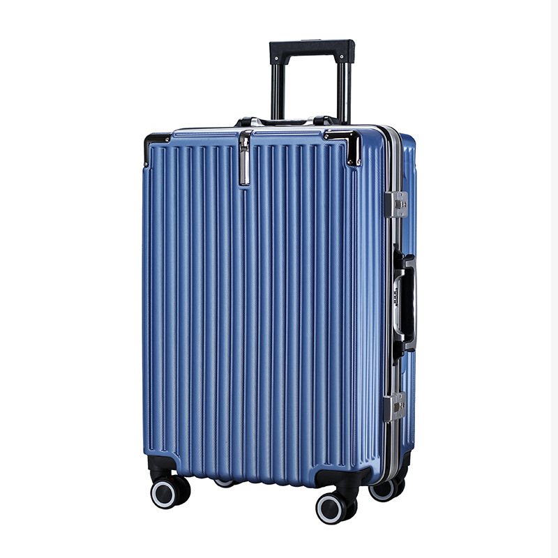Luggage Men's Aluminum Frame Business 24-Inch Trolley Case Female Universal Wheel Student Boarding Bag Suitcase 26-Inch Password Suitcase