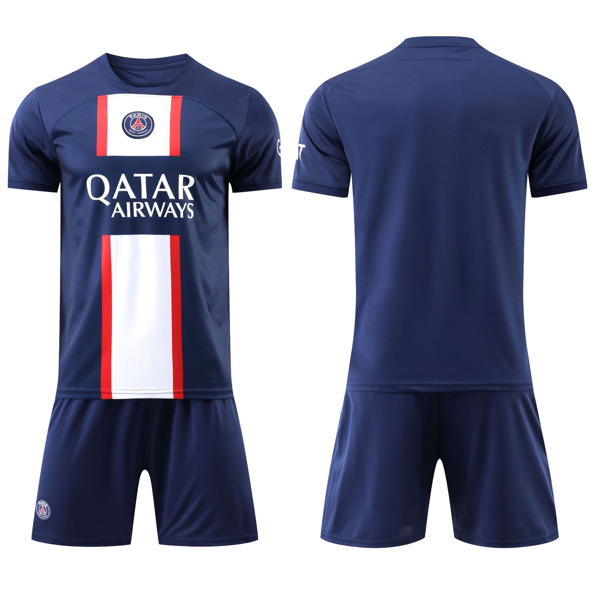 巴黎圣日耳曼足球服外贸23赛季10号梅西球衣套装工厂直销一件代发