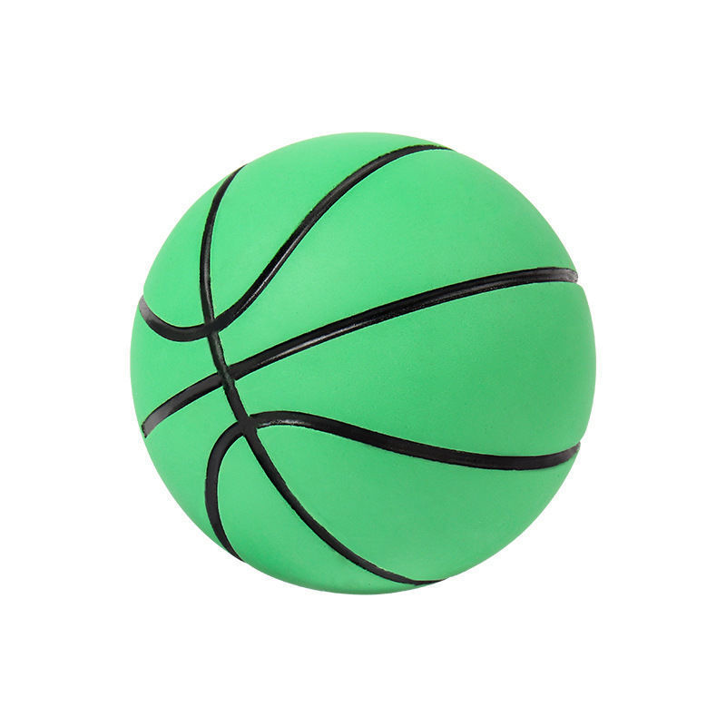 6cm Super-Stretch Mini Rubber Small Basketball Decompression Hollow Elastic Ball Children's Toy Mini Basketball Wholesale