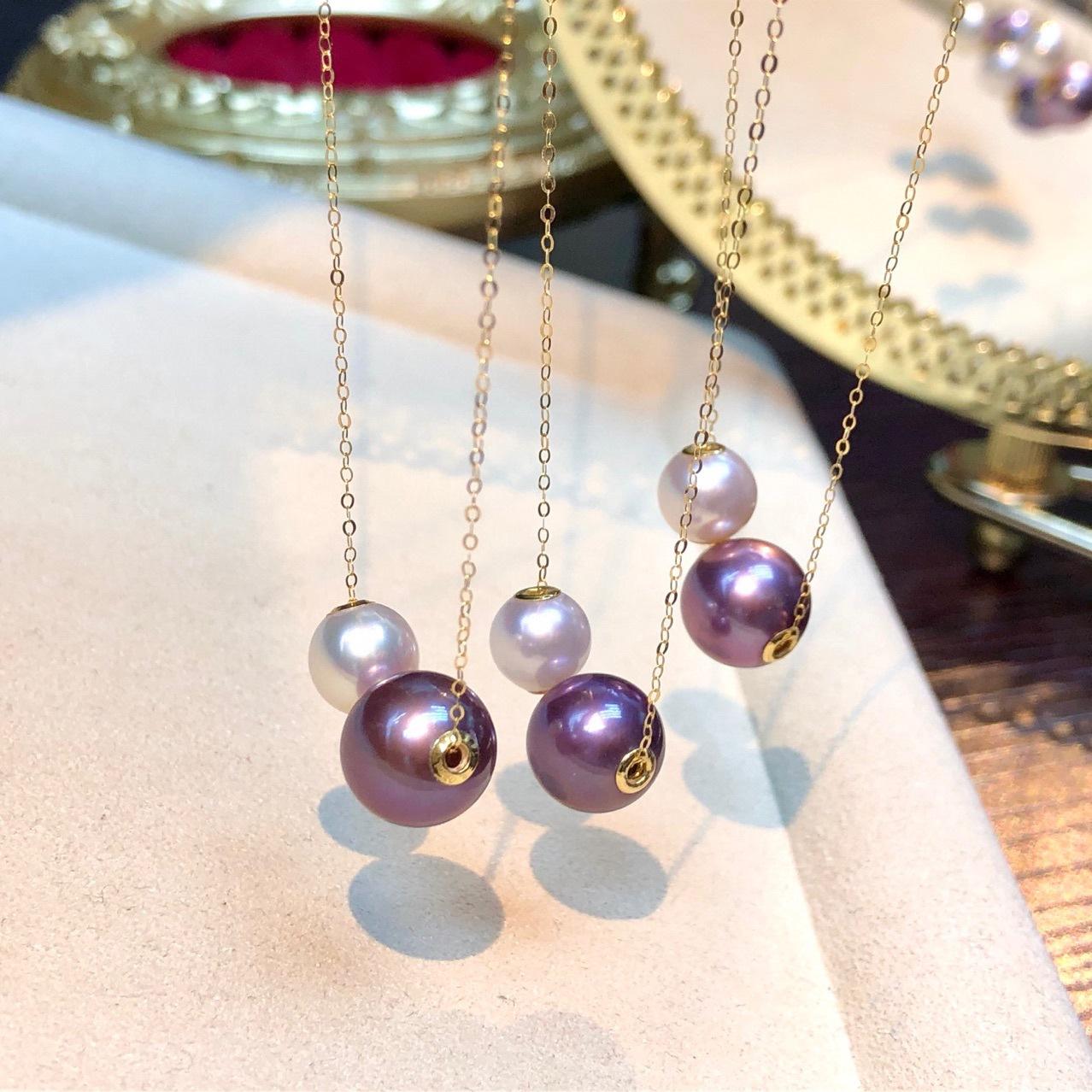 天然珍珠项饰今天报价走势分析-巴洛克白色珍珠时尚女生项链-阿里巴巴