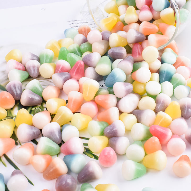 天凤钻石糖小钉仔散装七彩果汁吉利豆软糖混合水果味儿童糖果5斤