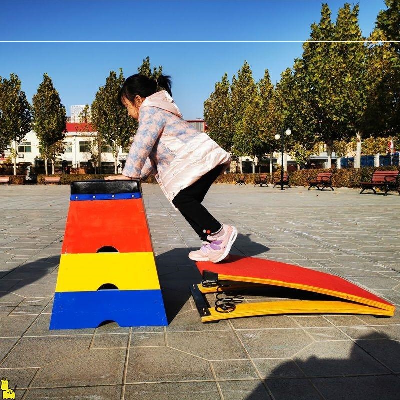 儿童可调节跳马幼儿园鞍马拆卸跳箱大小山羊跳训练器材弹簧助跳板