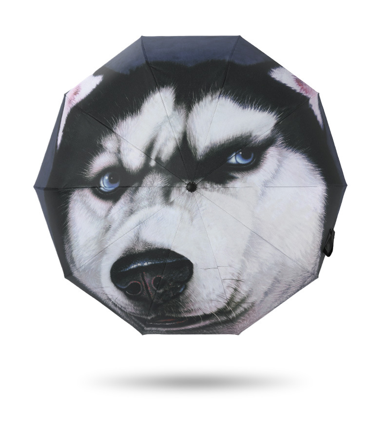 个性创意竖中指折叠雨伞全自动fuck搞怪国际手势鄙视防嗮遮阳伞男