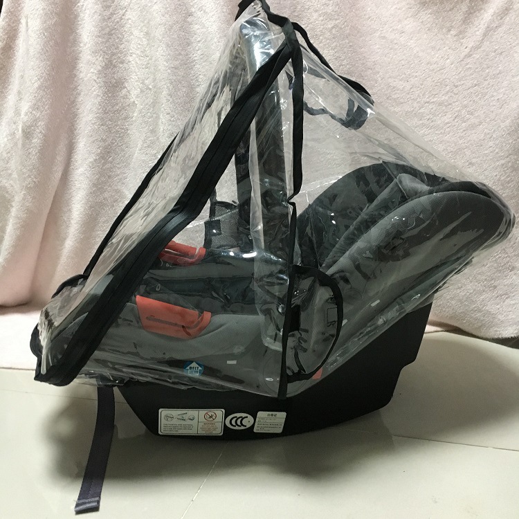 Eva Transparent Baby Chair Rain Cover Baby Stroller Infant Carrier Rain Cover Dust Cover Basket Cover