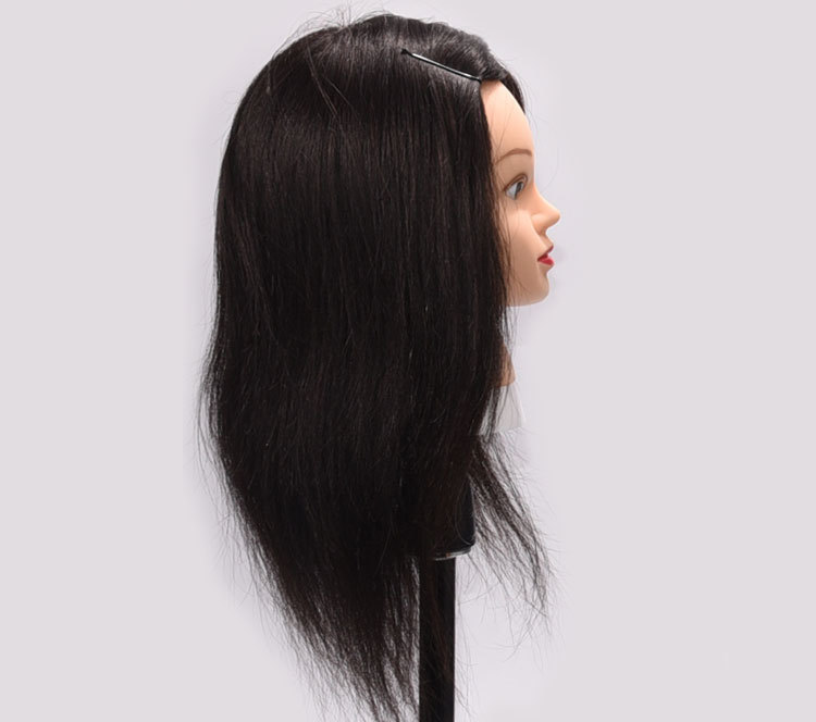 全真人头模 美发公仔头 假发模型头 假人头 真发模特头 教习头