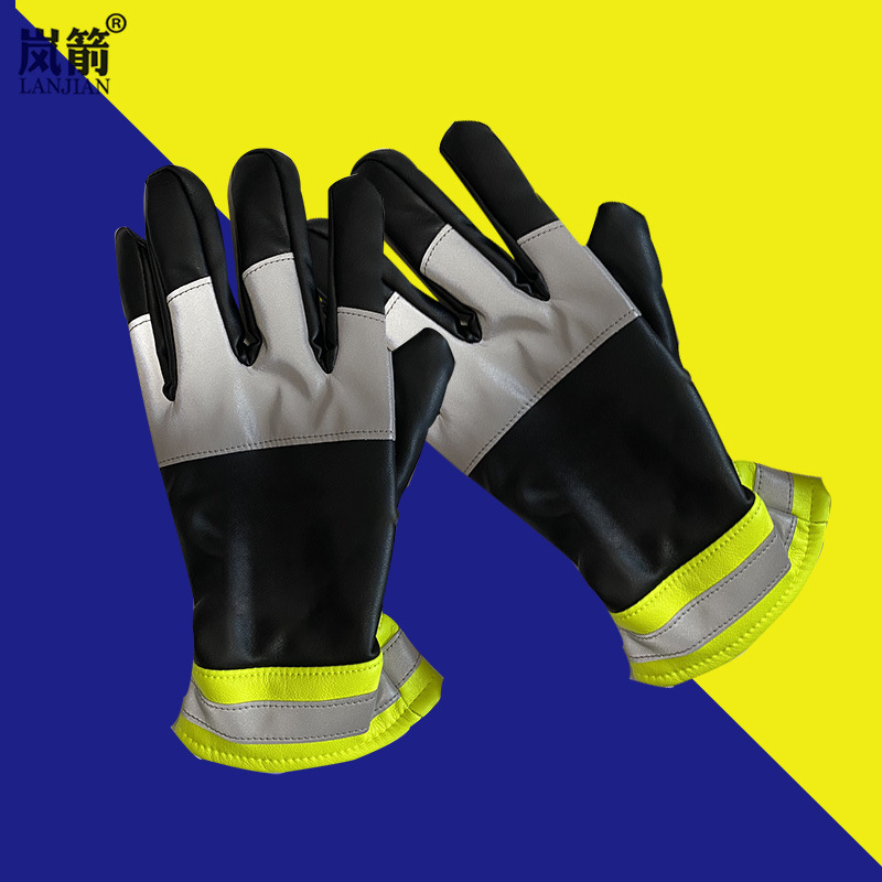 安保安防执勤手套男冬季加绒加厚防水防滑户外骑行机车摩托车触屏