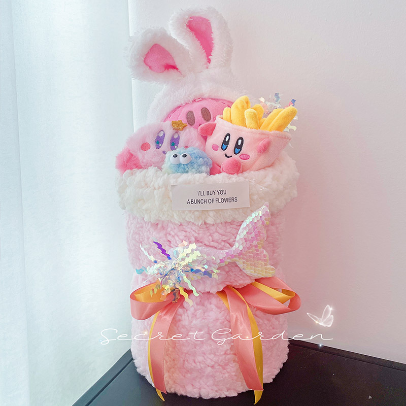 Kirby Figurine Doll Bouquet Girlfriends' Gift Daughter Child Birthday Gift Sanba Women's God Festival Finished Product