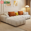 cream latex Fabric art sofa modern a living room Light extravagance Straight row Thirty-four Small apartment science and technology Busha cream latex Fabric art sofa modern a living room Light extravagance Straight row Thirty-four Small apartment science and technology Busha