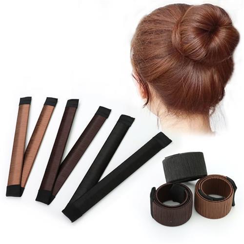 韩式花苞头盘发器女啪啪圈头饰蓬松懒人工具简约丸子头扎头发神器