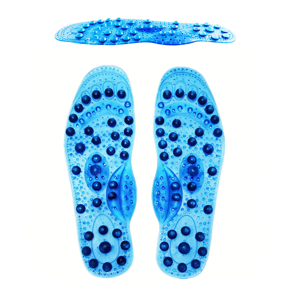 Cross-Border New Arrival 68 Magnet Magnetic Shoe Insole plus-Sized Massage Moxibustion Point Foot Acupuncture Point Keep