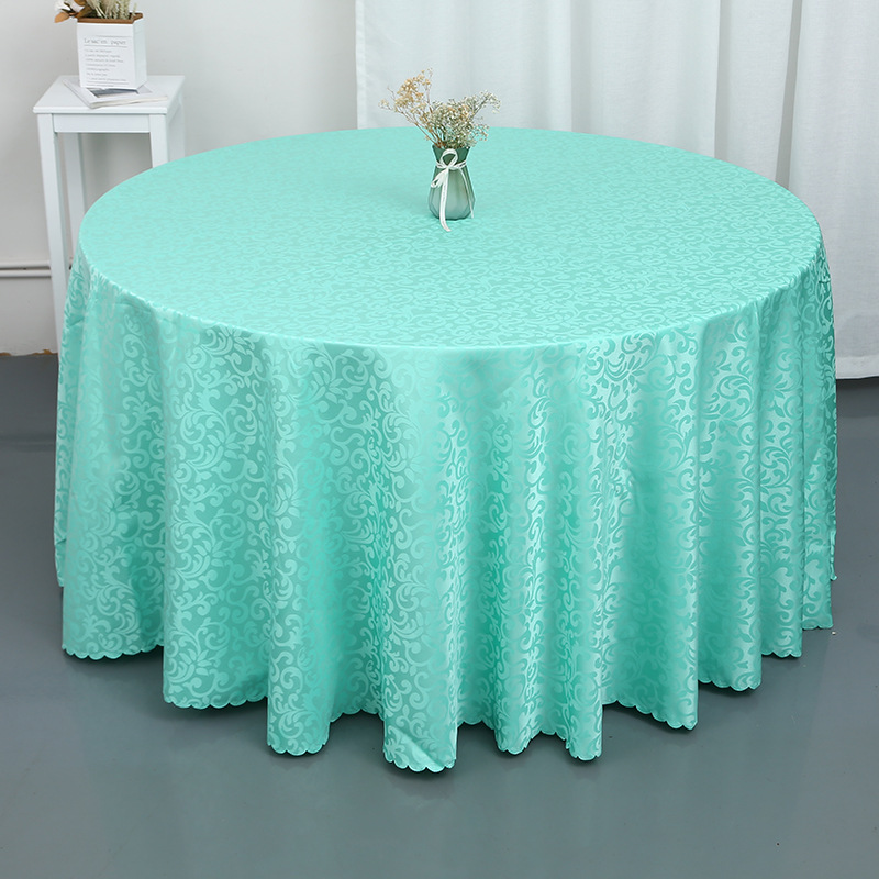 Hotel Tablecloth Fabric Restaurant Tablecloth Restaurant Table Cloth European Large round Table Tablecloth round Household round Tablecloth