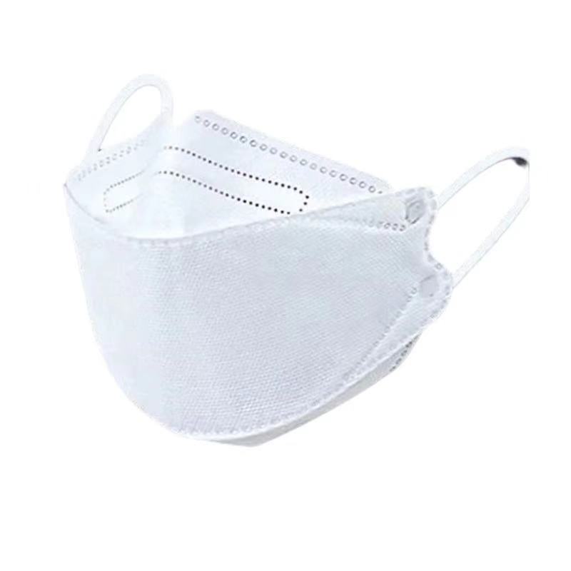 kf94口罩一次性防病菌kn95鱼形3d立体四层双熔喷布透气独立装