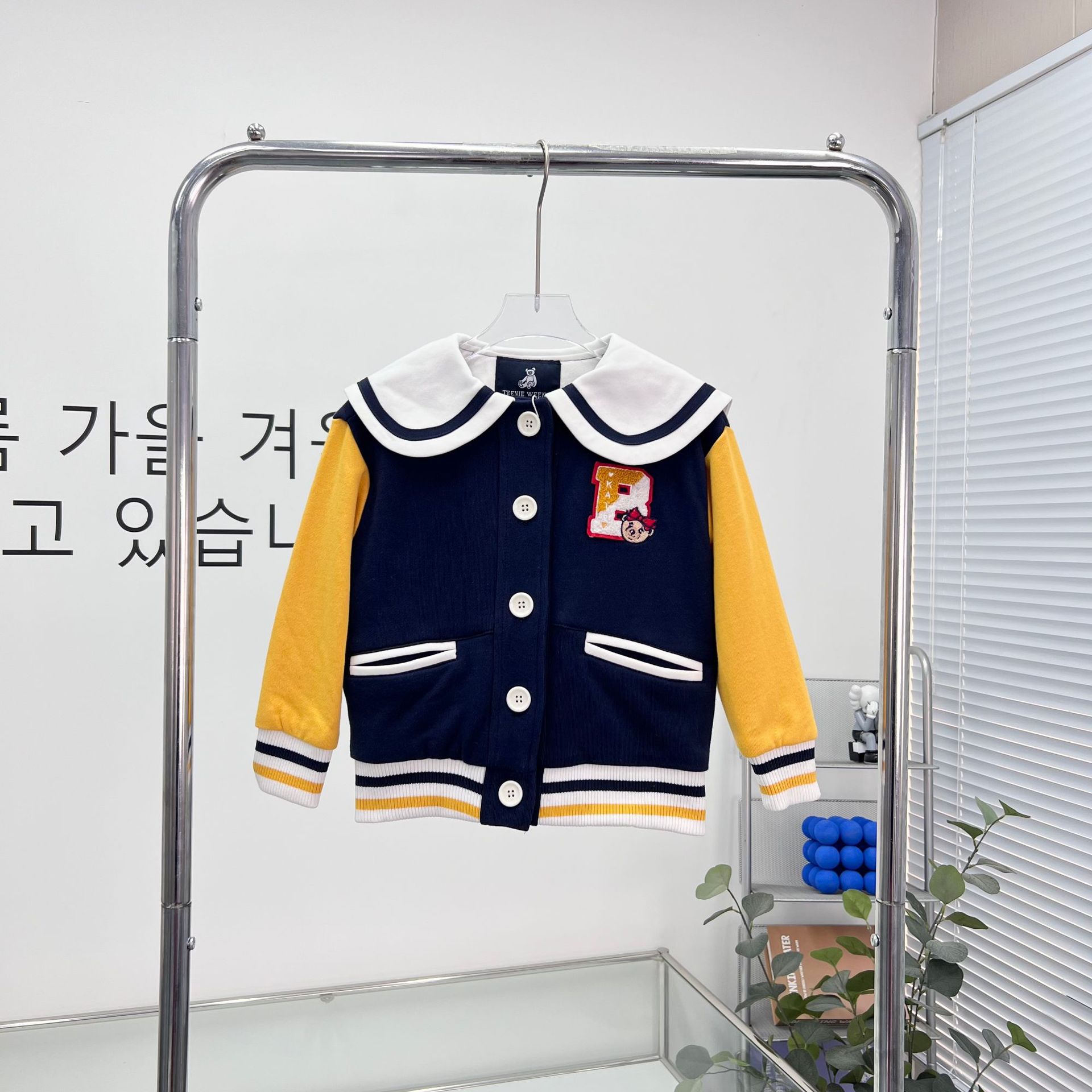 即墨童装女童春秋季新款撞色海军领夹克棒球服tkjj221251a-阿里巴巴