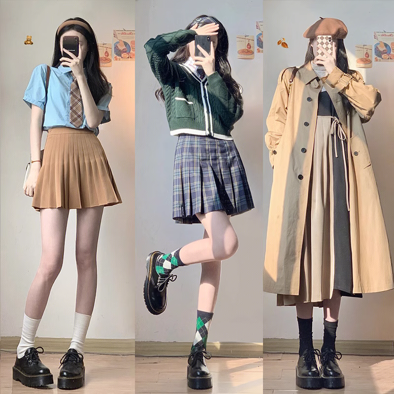 小皮鞋女2024年厚底鞋女鞋单鞋英伦风牛津马丁鞋-阿里巴巴